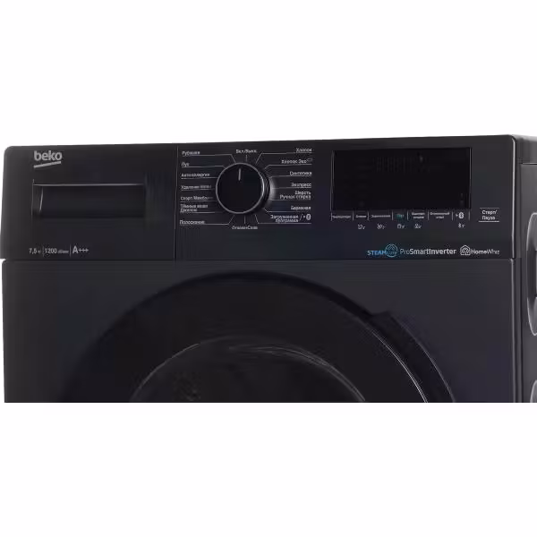 Стиральная машина Beko WSPE7H616A 7,5 кг, 1200 об/мин, 84*59,6*45 см дисплей ИНВЕРТОР