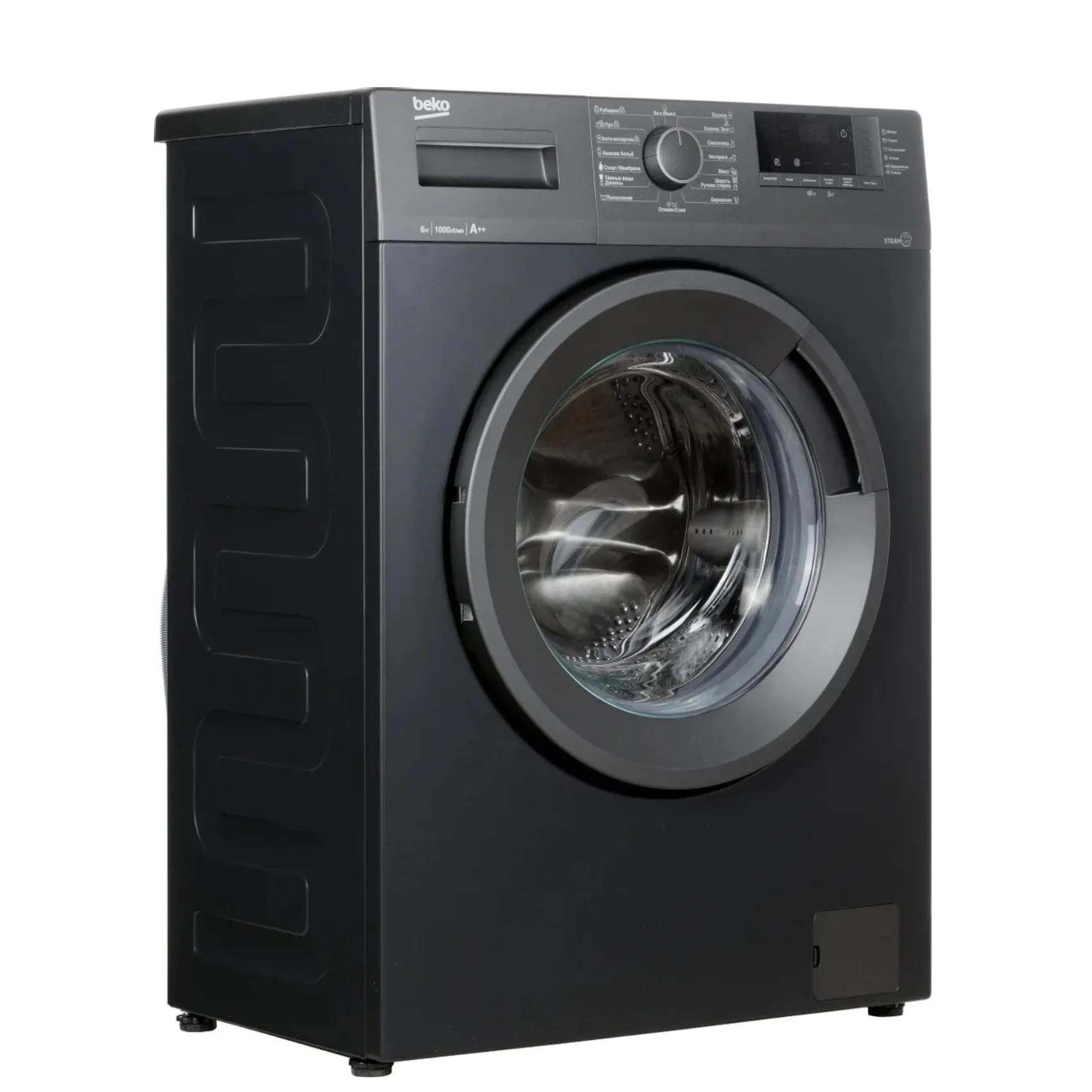 Стиральная машина Beko WSRE6512ZAA 6кг, 1000об/мин, 84*60*41,5 пар, дисплей