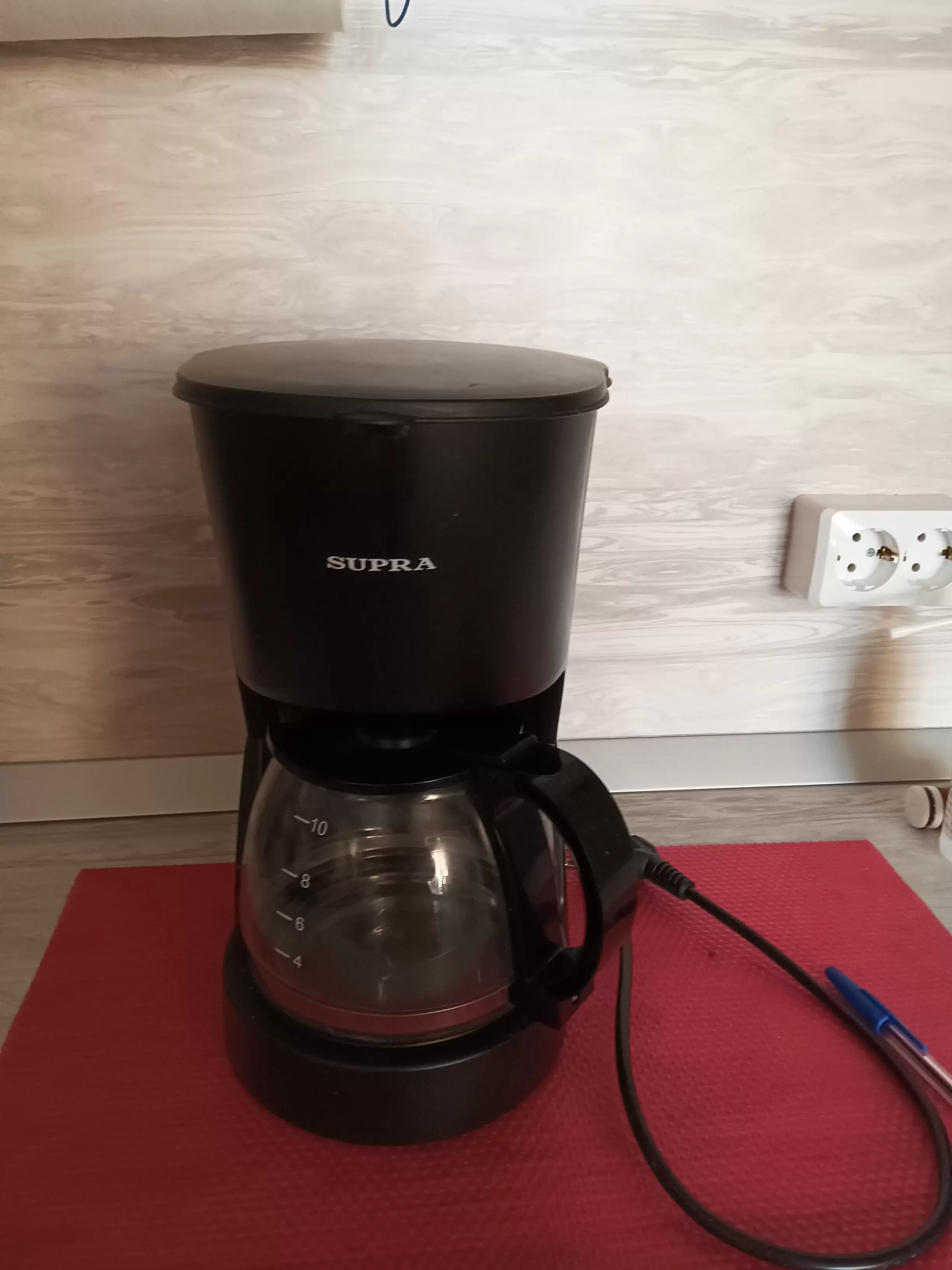 Кофеварка SUPRA CMS-1010, 1000 Вт, 1 л ПРОМО!!!