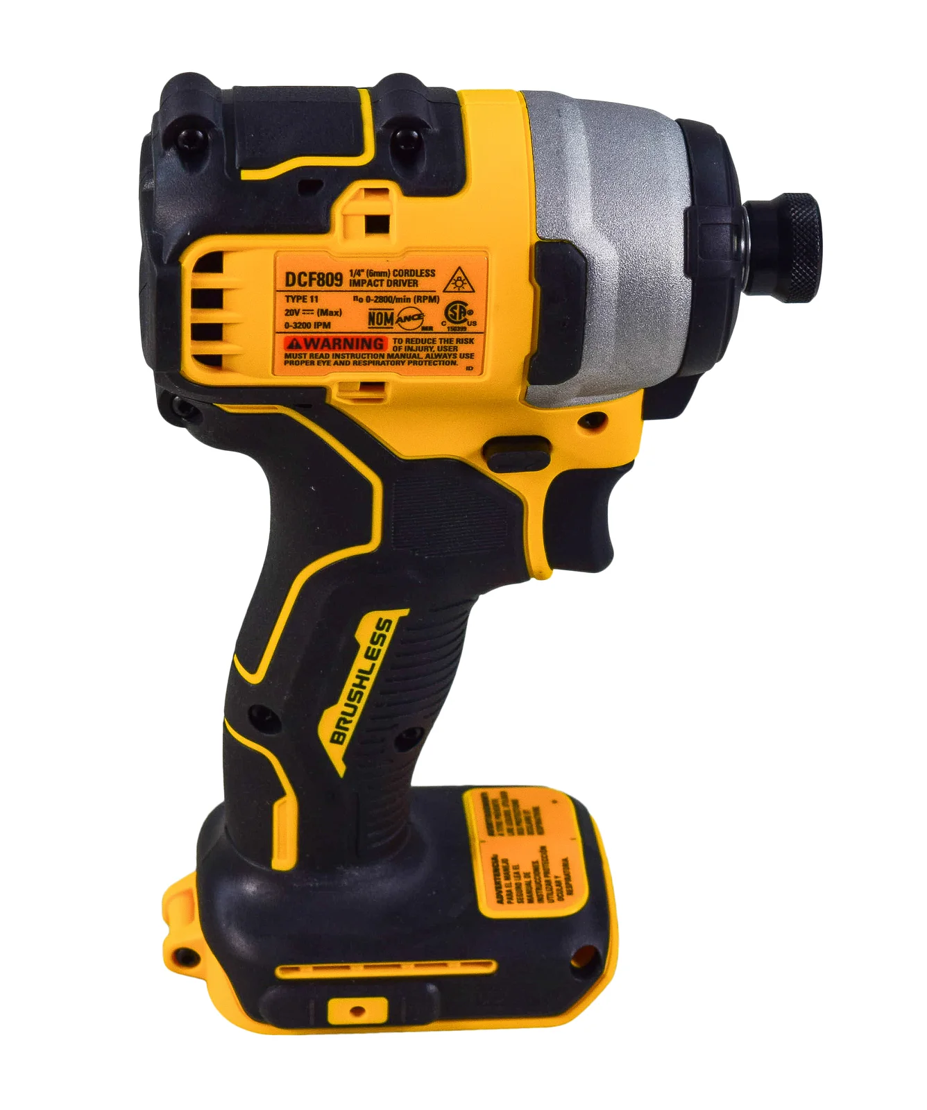 Шуруповерт DeWalt DCF809N-XJ аккум. патрон:шестигр.1/4"