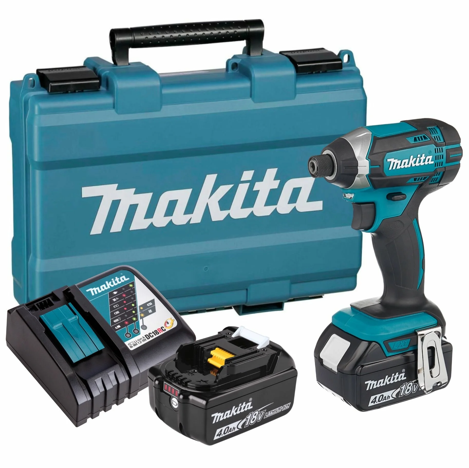 Шуруповерт Makita DTD152RME аккум. патрон:шестигр.1/4" (кейс в комплекте)