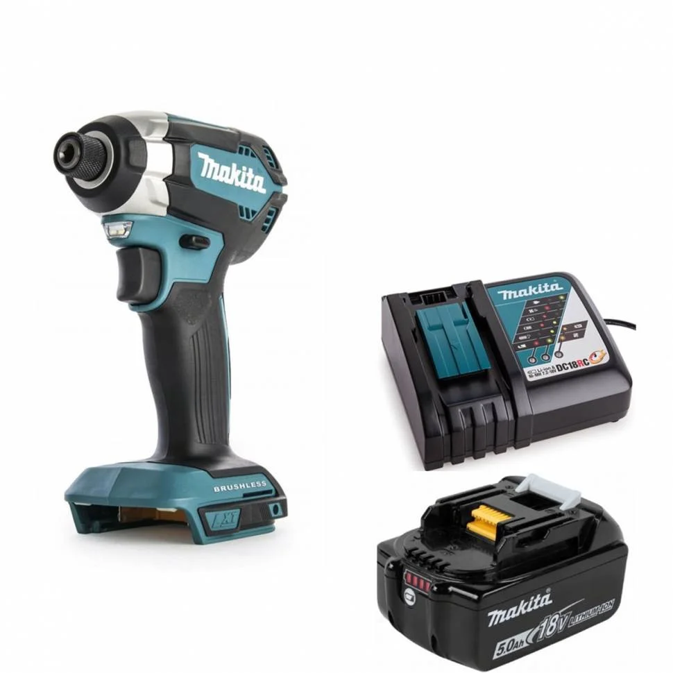 Шуруповерт Makita DTD153RT 18Вт аккум. патрон:шестигр.1/4" (кейс в комплекте)