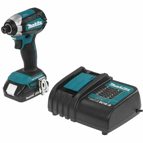 Шуруповерт Makita DTD153SY аккум. патрон:шестигр.1/4" (кейс в комплекте)