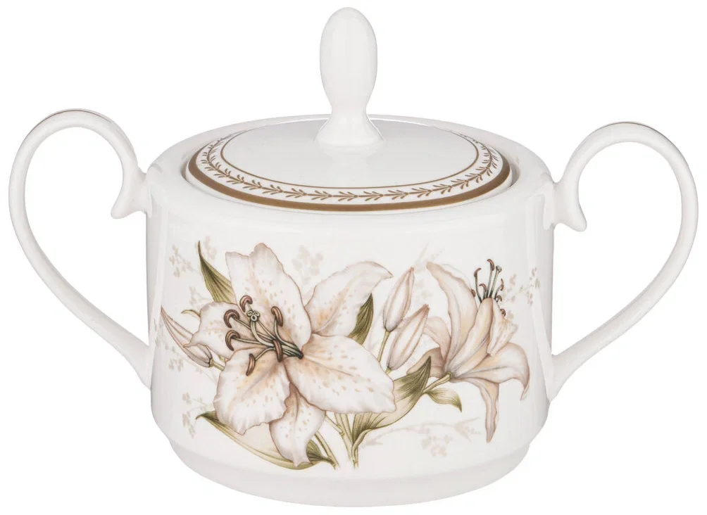 ЧАЙНЫЙ СЕРВИЗ LEFARD "LILIES" НА 6 ПЕР. 14 ПР. 1000/350/300 МЛ (КОР=4НАБ.)