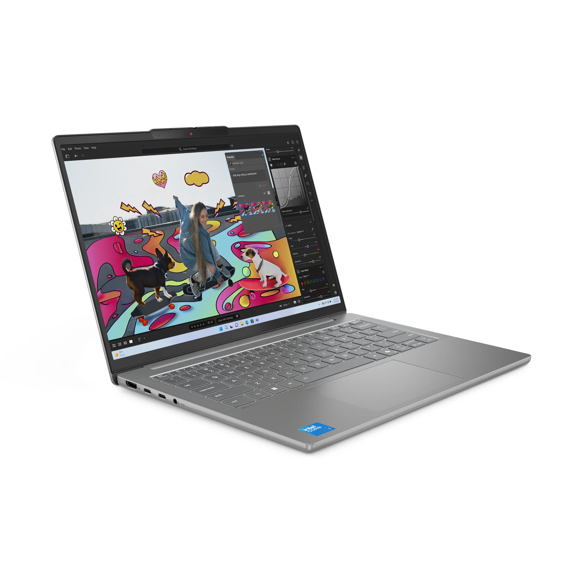 Ноутбук Lenovo IdeaPad Slim 5 14IRH10R 14"(1920x1200 OLED)/Intel Core 5 210H(2.2Ghz)/32768Mb/1024PCISSDGb/noDVD/Int:Intel Graphics/Cam/BT/WiFi/60WHr/w