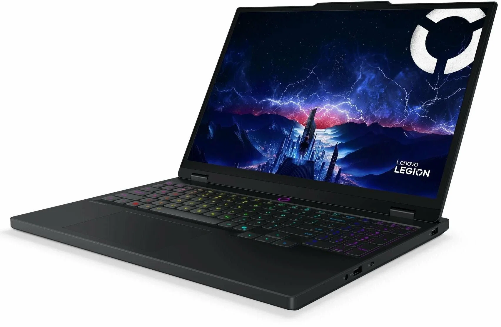Ноутбук Lenovo Legion Pro 5 16AFR10 Ryzen 9 9955HX 32Gb SSD1Tb NVIDIA GeForce RTX 5070 8Gb 16" OLED WQXGA (2560x1600) без ОС black WiFi BT Cam (83F200