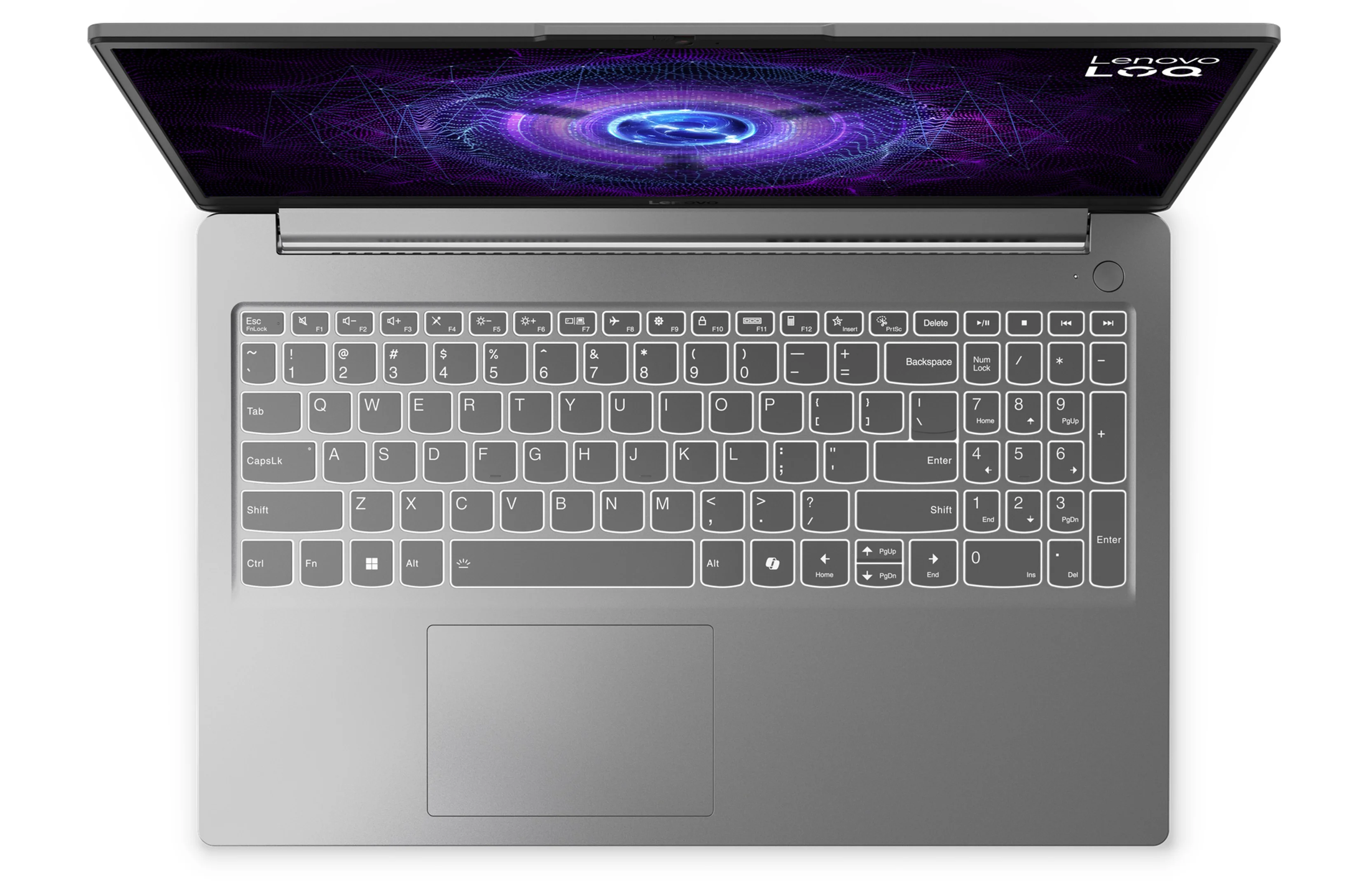 Ноутбук Lenovo LOQ 15IAX9E Intel Core i5-12450HX/16Gb/SSD512Gb/RTX3050 6Gb (65W)/15.6"/IPS/FHD/1920x1080/144Hz/Win11 (SL English)/Luna Grey/1.77kg (83