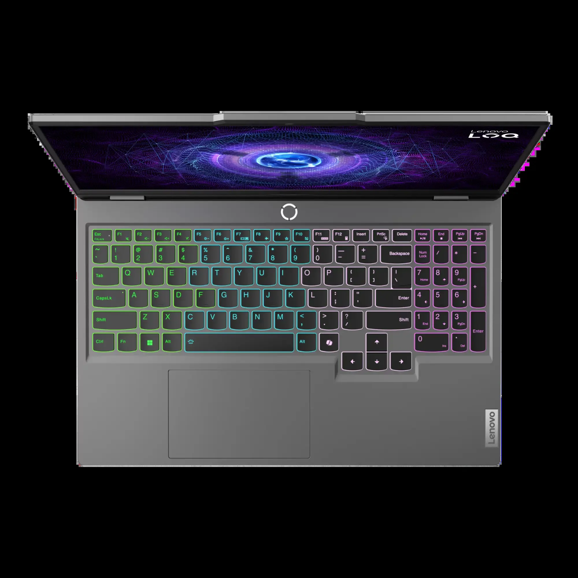 Ноутбук Lenovo LOQ 15IRX9/15.6" Full HD 1920x1080/Intel Core i7 13650HX/16 Gb/512 Gb SSD/nVidia GeForce RTX 3050 6GB/No OS/серый/2.38 кг