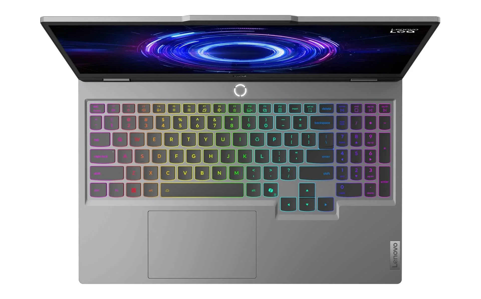 Ноутбук Lenovo LOQ 17IRX10 Core i5 13450HX 16Gb SSD512Gb NVIDIA GeForce RTX5050 8Gb 17.3" IPS FHD (1920x1080) без ОС grey WiFi BT Cam (83JH0089RK)