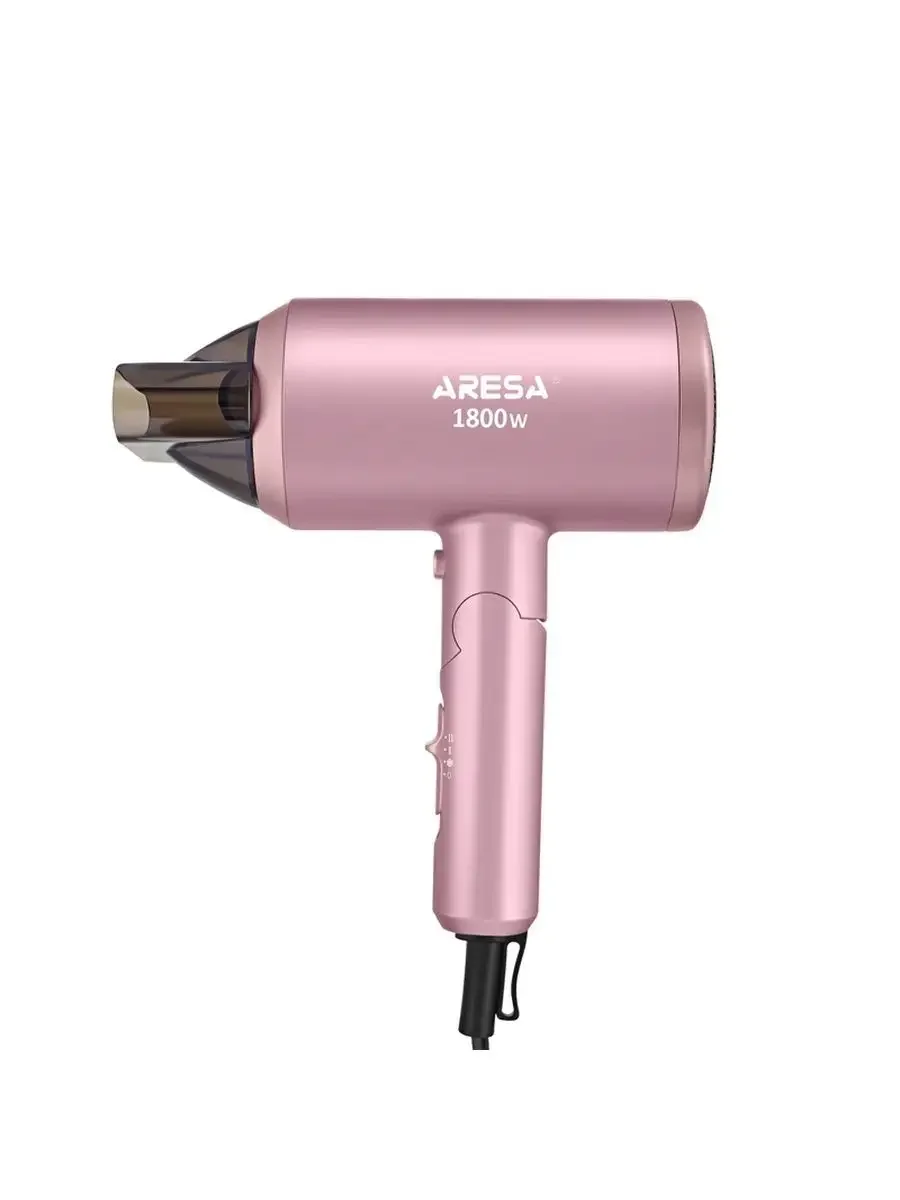 Фен ARESA AR-3222 розовый, 1800 Вт, компактный