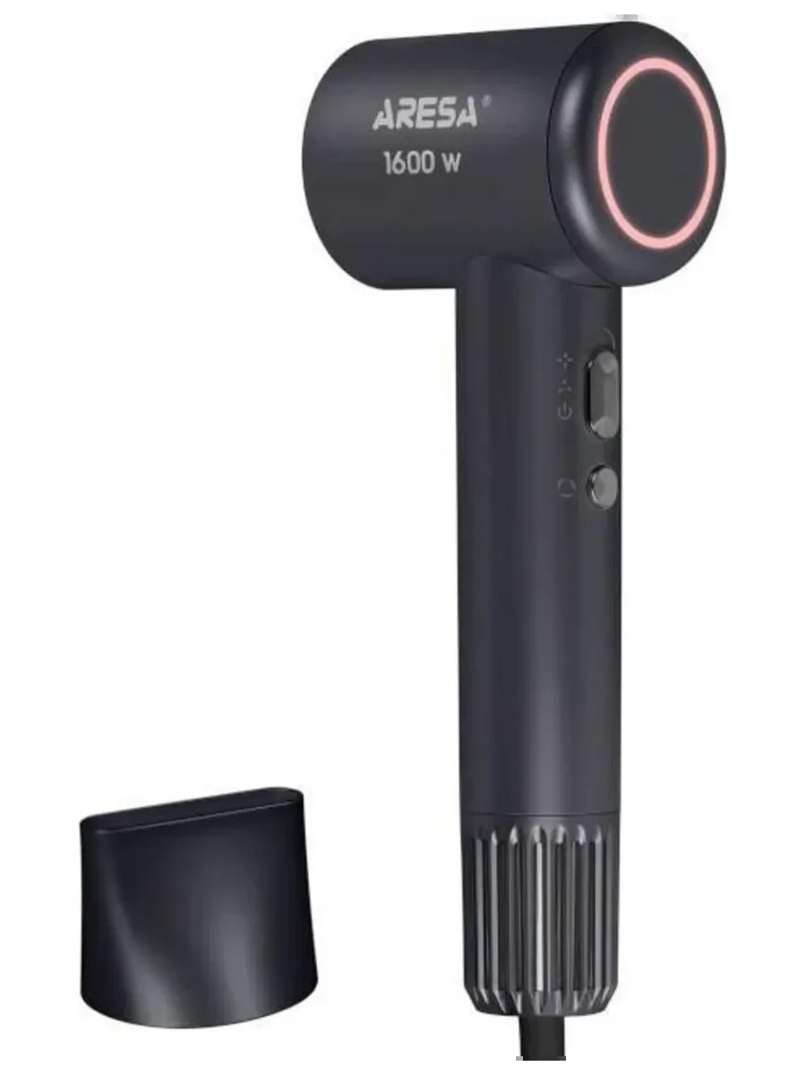 Фен ARESA AR-3233 графит, 1600 Вт, ионизация