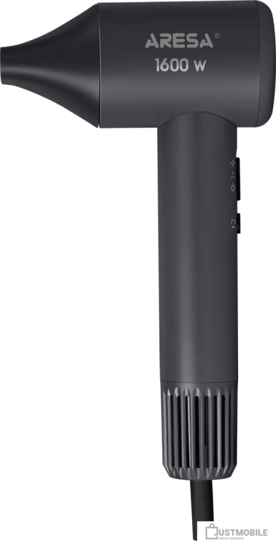 Фен ARESA AR-3233 графит, 1600 Вт, ионизация