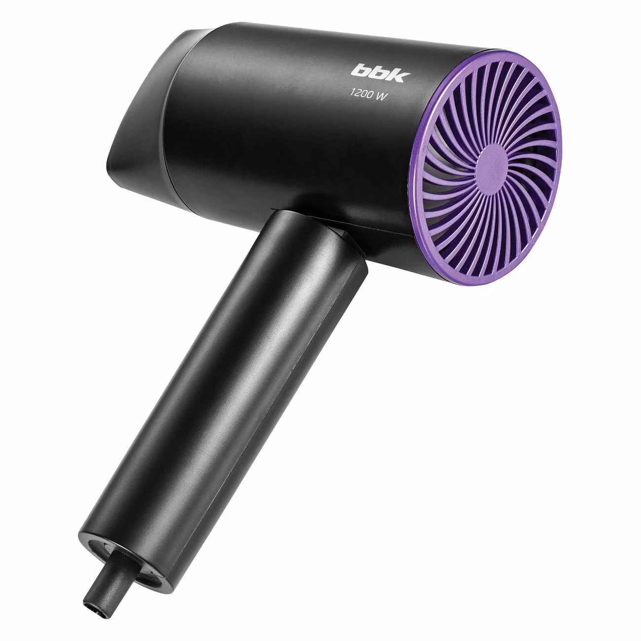 Фен BBK BHD1202 черный, 1200 Вт, компактный