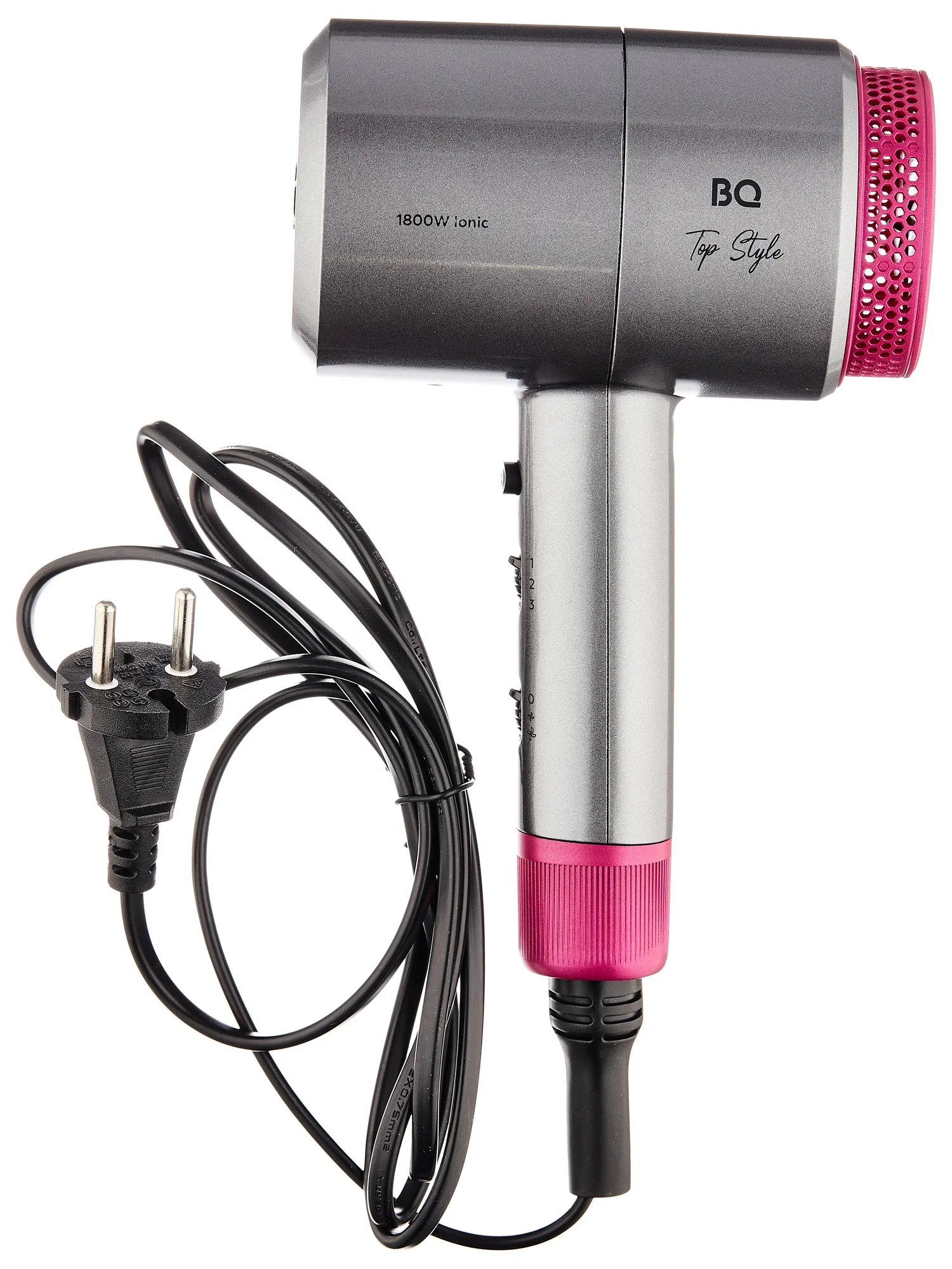 Фен Blackton Bt HD1818M серый/розовый, 1800 Вт, ионизация
