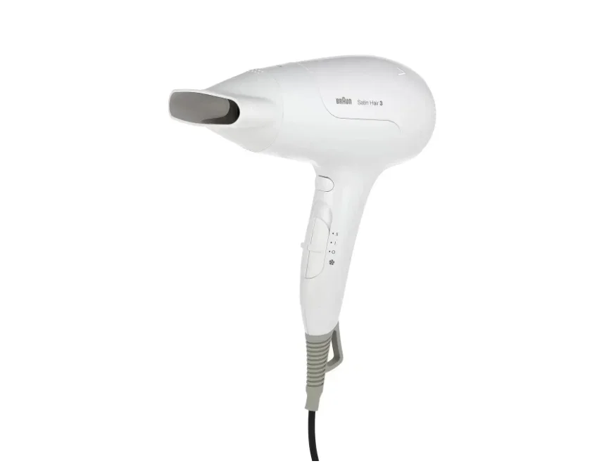 Фен Braun HD385 Satin Hair 3 белый, 2000 Вт, ионизация