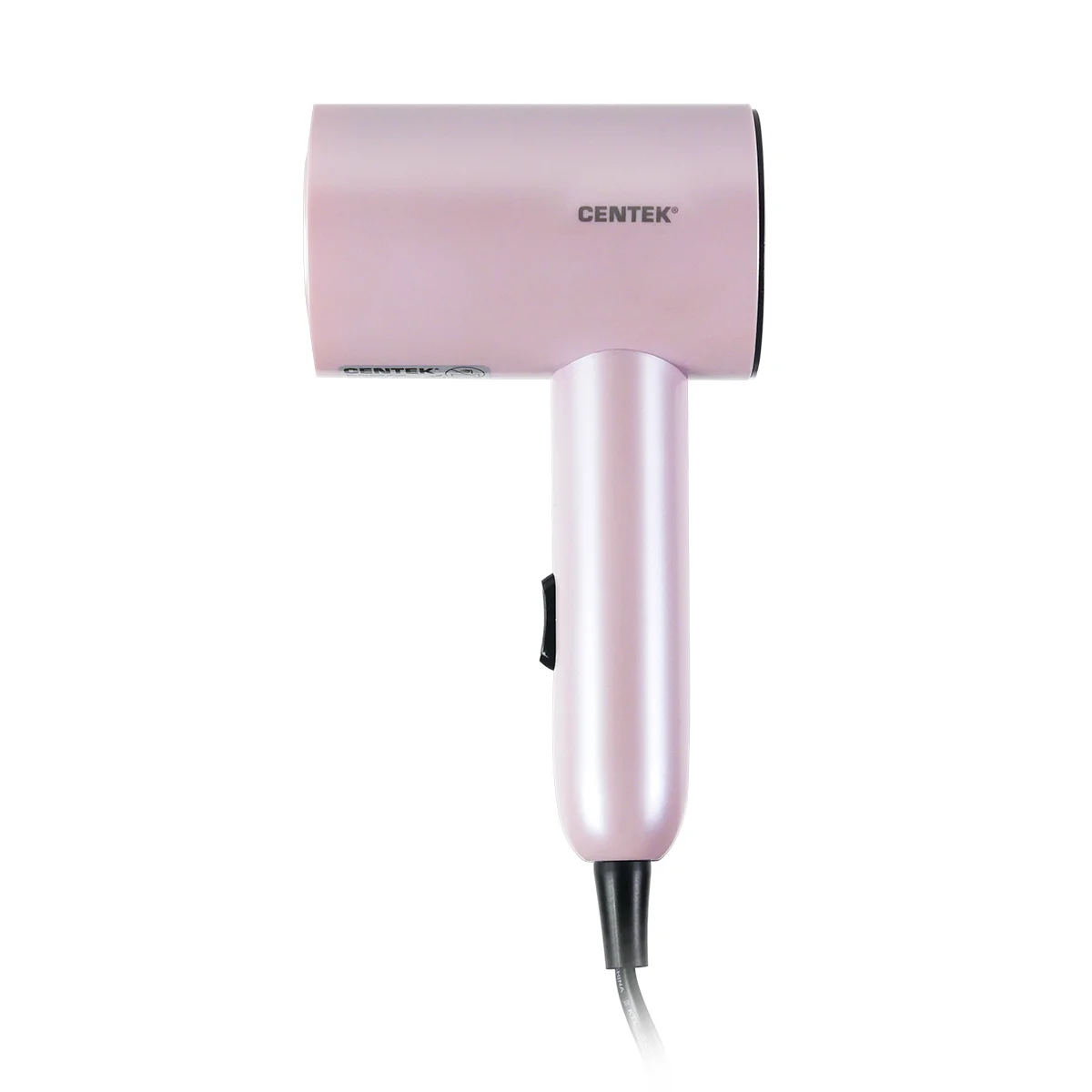 Фен Centek CT-2201 розовый, 900 Вт, компактный, ионизация
