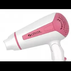 Фен Centek CT-2201 серый, 900 Вт, компактный, ионизация