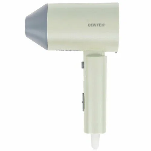 Фен Centek CT-2203 зеленый, 1600 Вт, компактный, ионизация