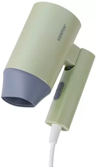 Фен Centek CT-2203 зеленый, 1600 Вт, компактный, ионизация