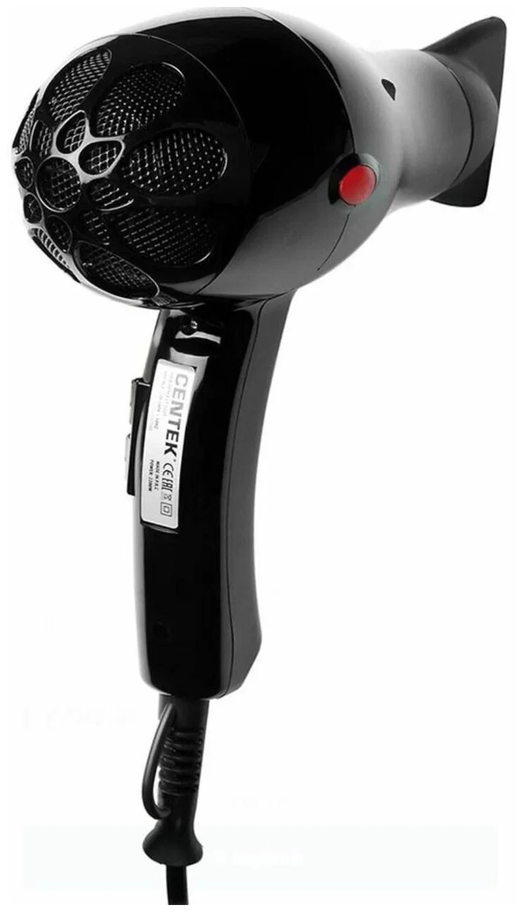 Фен Centek CT-2221 Professional черный, 2200 Вт