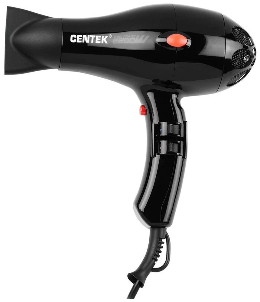 Фен Centek CT-2221 Professional черный, 2200 Вт