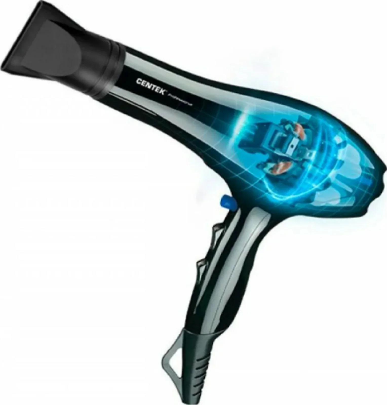 Фен Centek CT-2227 Professional черный, 2200 Вт