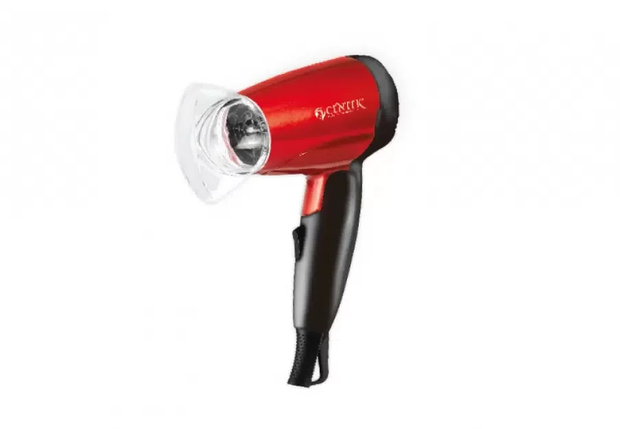 Фен Centek CT-2230 RBL красный/черный, 1200 Вт, компактный