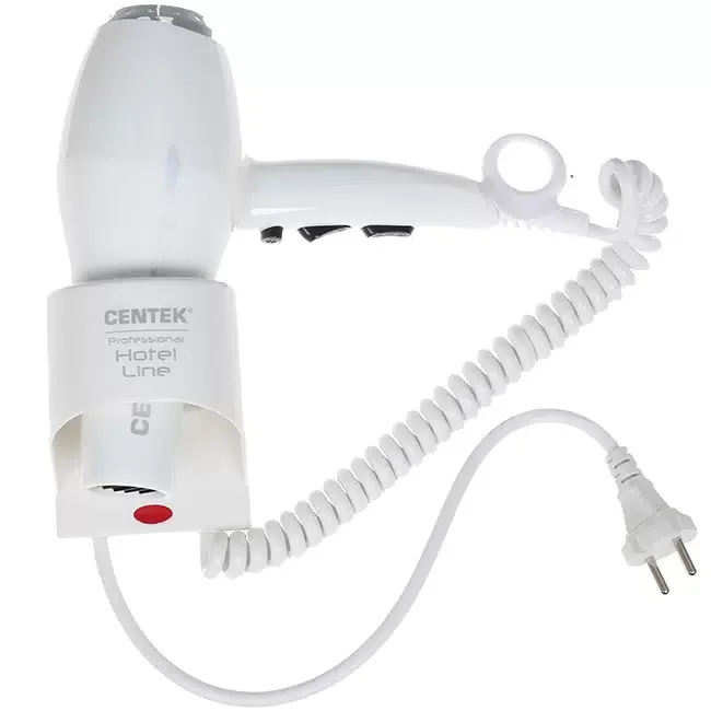 Фен Centek CT-2251 белый, 2100 Вт, ионизация