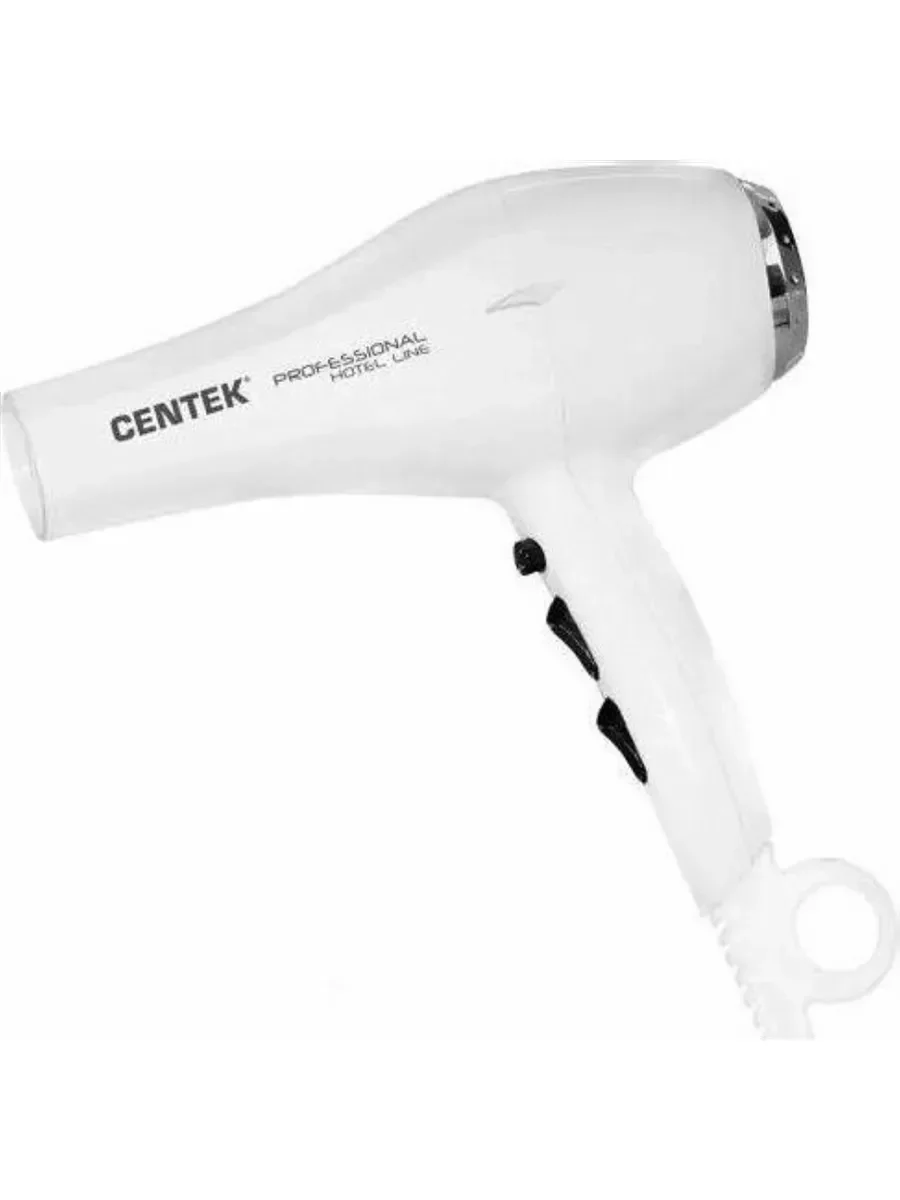 Фен Centek CT-2251 белый, 2100 Вт, ионизация