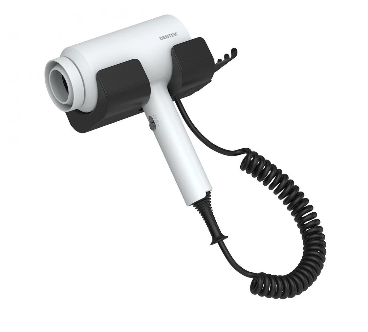 Фен Centek CT-2252 белый/черный, 1600 Вт, ионизация
