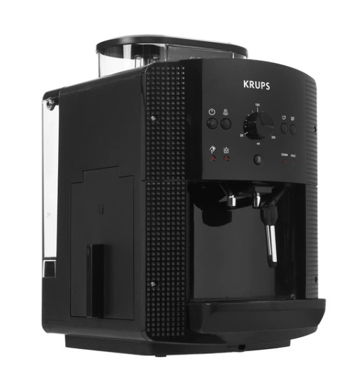 Кофемашина Krups EA810870 Essential черный, 1450 Вт, 600 мл, 15 Бар, 1.7л, зерн 260 г, сенсорный