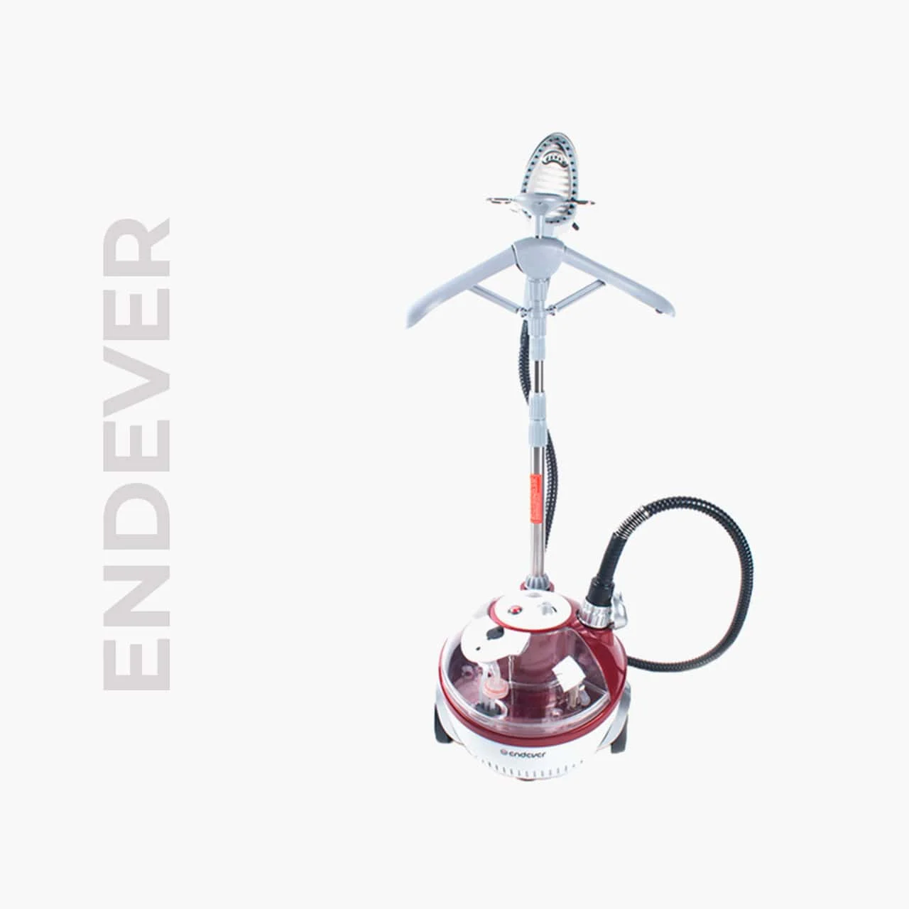 Отпариватель Endever Odyssey Q-9 красный/белый, 2500 Вт, 90 г/мин, 2300 мл