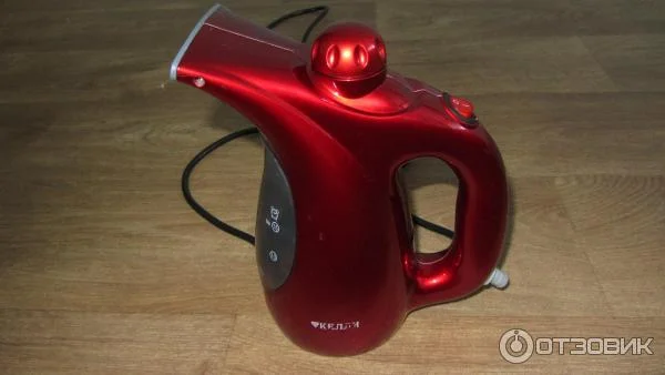 Отпариватель Kelli KL-308 бирюзовый, 2400 Вт, 25 г/мин, 350 мл