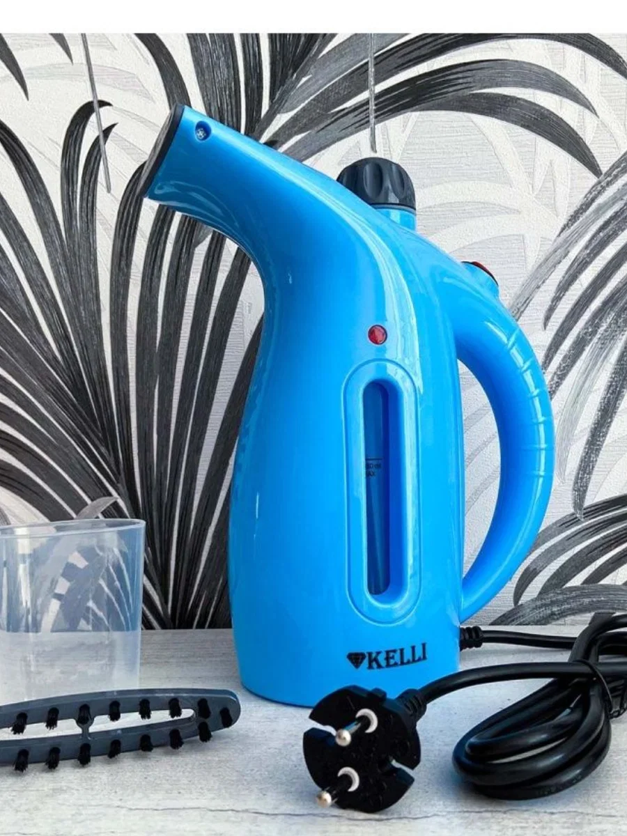 Отпариватель Kelli KL-317 бирюзовый, 1700 Вт, 20 г/мин, 350 мл