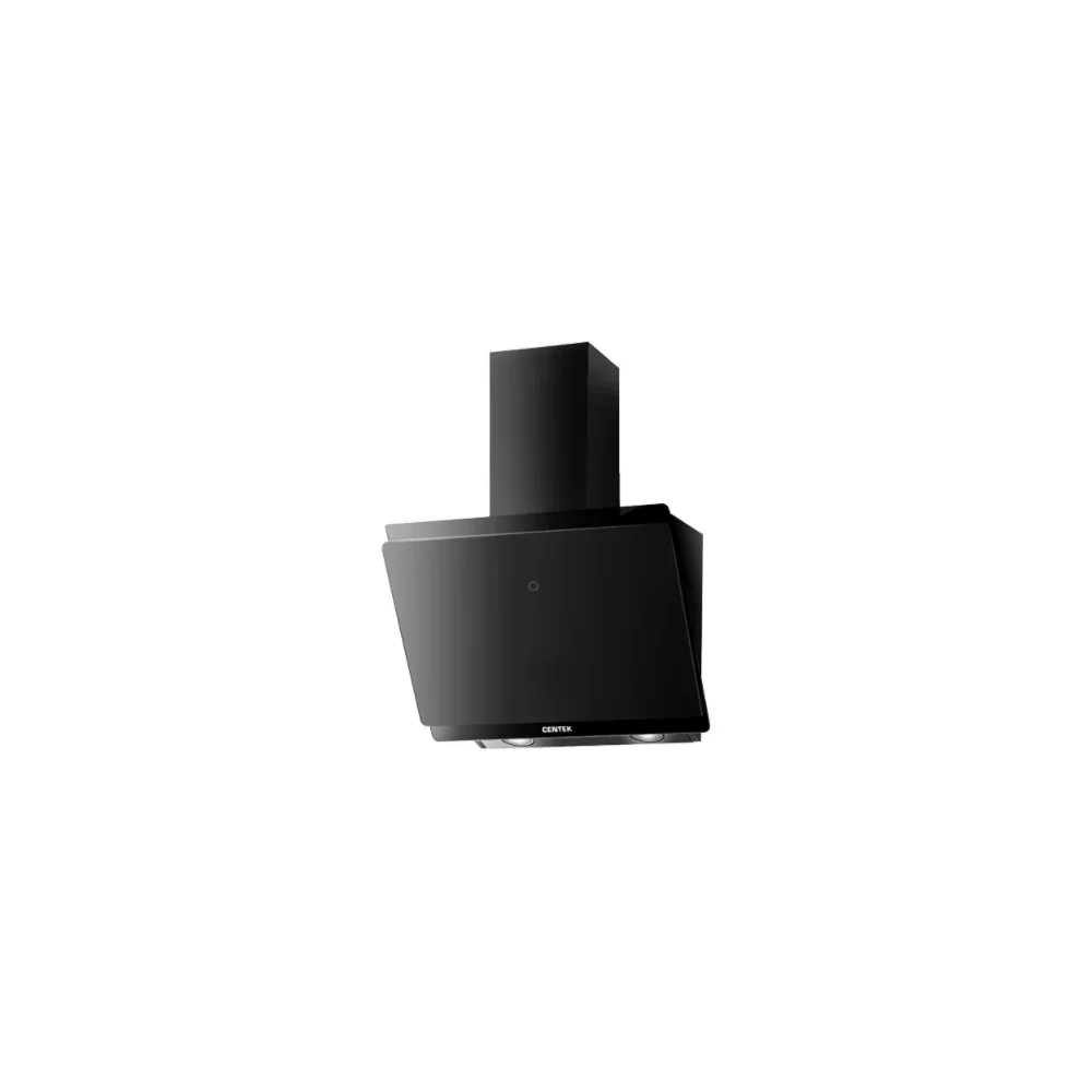 Вытяжка Centek CT-1830-60 Black <наклонная> ширина 60 см, 1000 м3/час (233 Вт), 3 скор, LED, сенсор