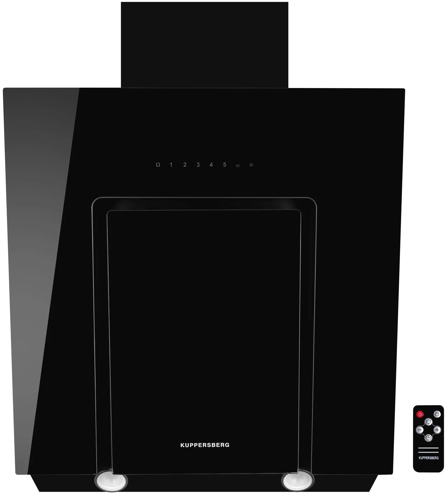 Вытяжка Kuppersberg F 660 W, ширина 60 см, отвод/рециркуляция, 900 м3/час, сенсорное управление, таймер, 5 скоростей, галогенное освещение 2х20 Вт, ме