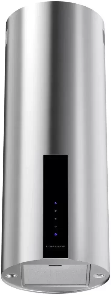 Вытяжка Kuppersberg MOTUBA 35 X, цилиндрическая, островная, 35 см, сенсорное управление, таймер, отвод/рециркуляция, 3 скорости, производительность 85