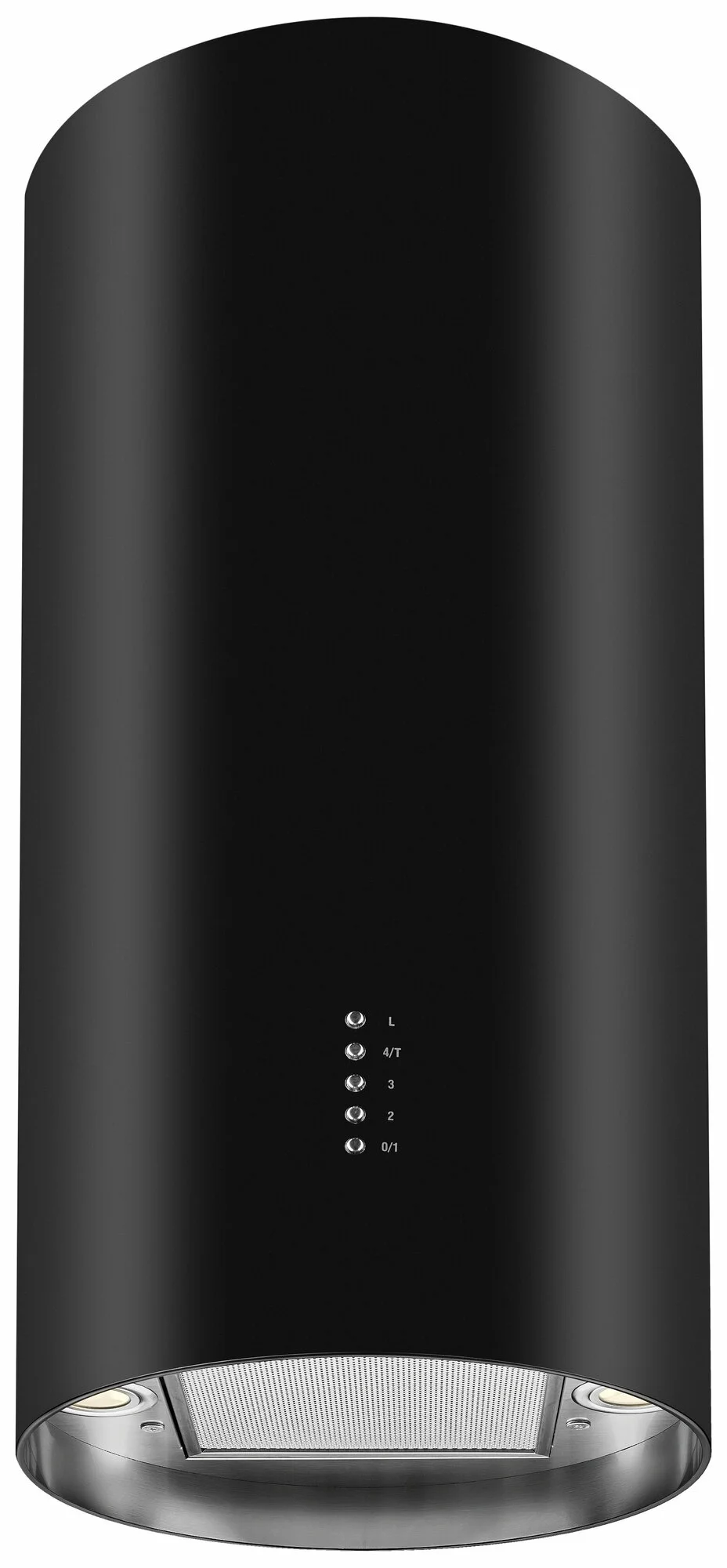Вытяжка Kuppersberg TUBA 35 B, цилиндрическая, островная, 35 см, электронное кнопочное управление, таймер, отвод/рециркуляция, 3 скорости, производите