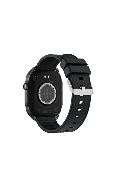 Умные часы Tecno Watch 3 Active 2.04" LCD корп.черный рем.черный (W03A)