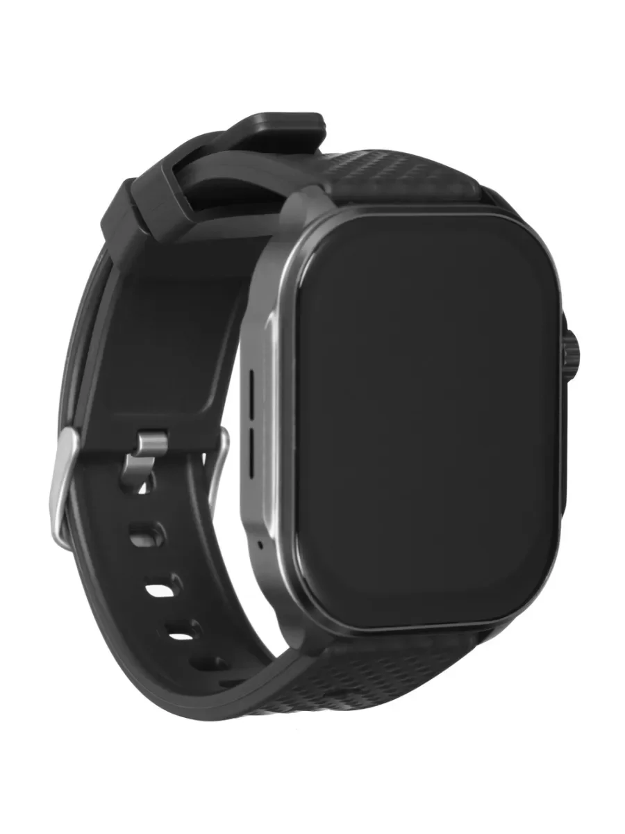 Умные часы Tecno Watch 3 Active 2.04" LCD корп.черный рем.черный (W03A)