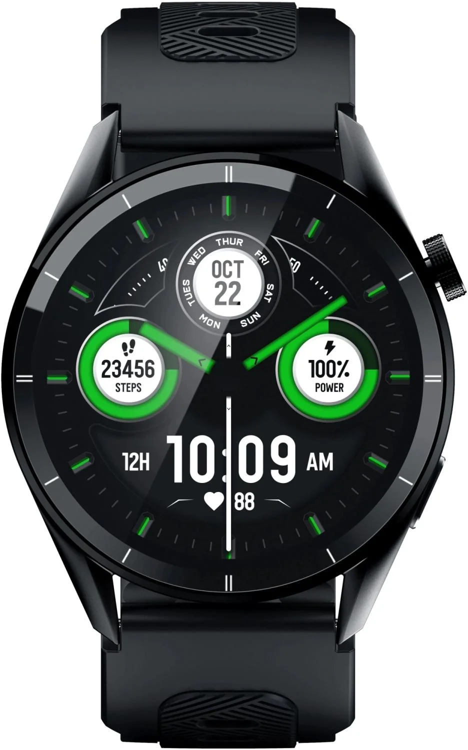 Умные часы Tecno Watch 3 Pro 1.43" AMOLED корп.черный рем.черный (WP03)