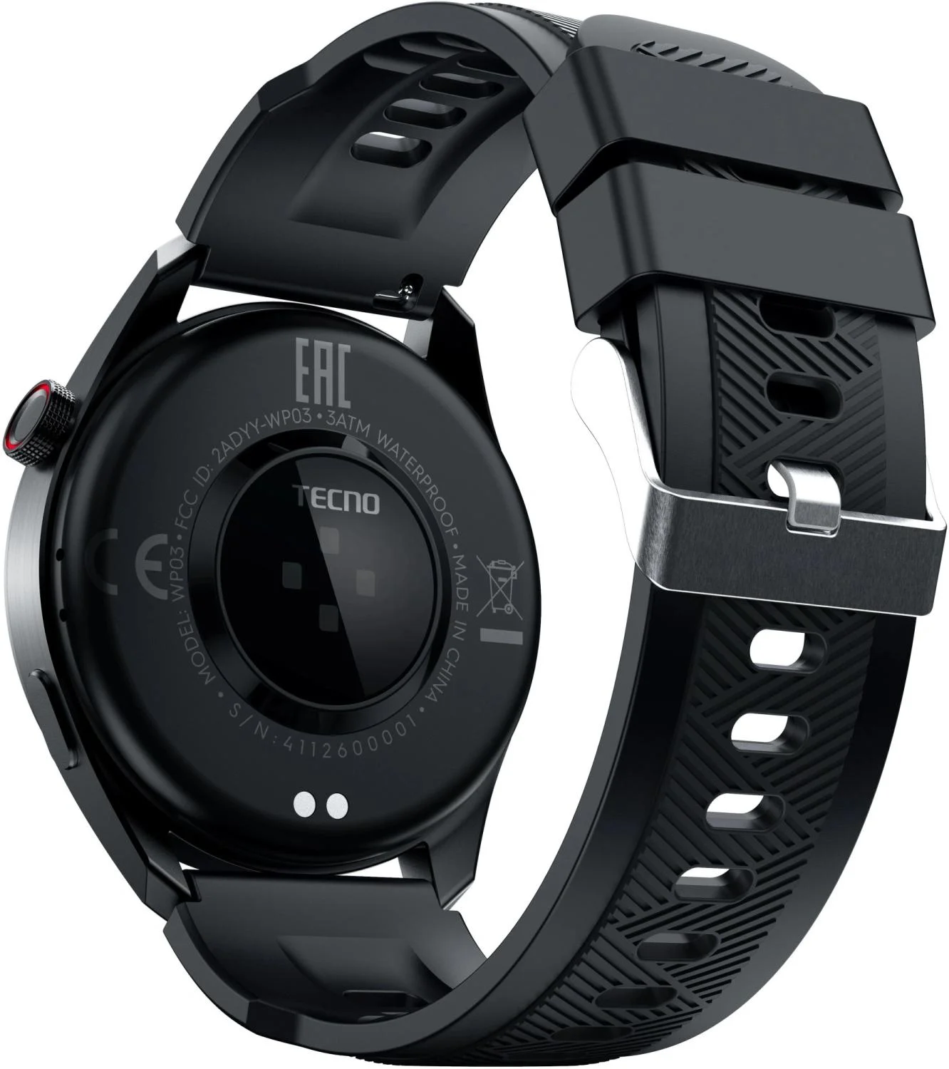 Умные часы Tecno Watch Neo 1.43" AMOLED корп.черный рем.черный (WN01)