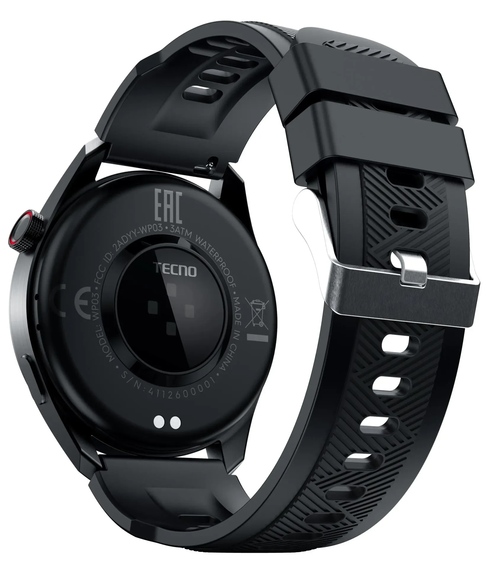 Умные часы Tecno Watch Neo 1.43" AMOLED корп.черный рем.черный (WN01)