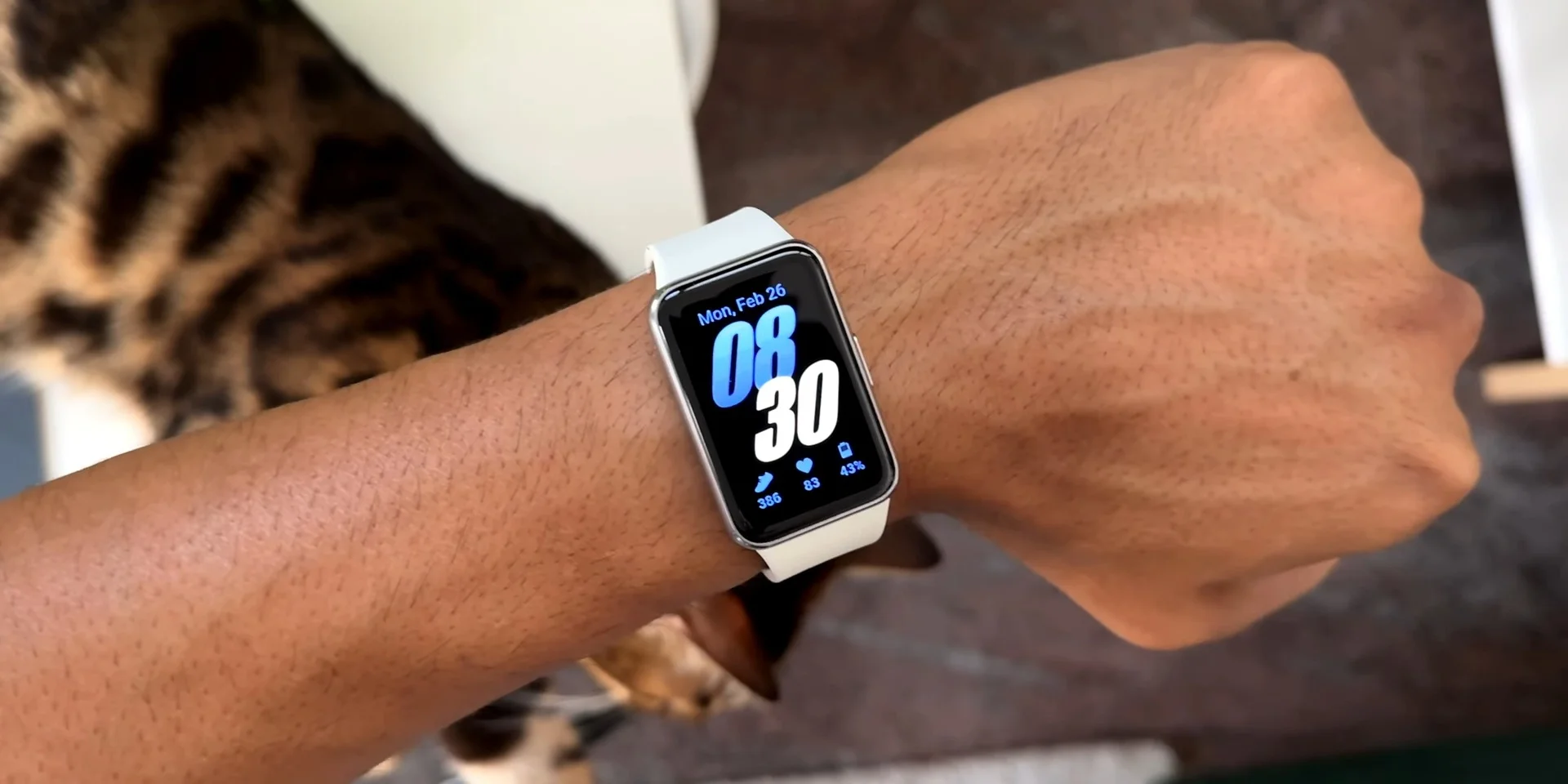 Фитнес-браслет Samsung Galaxy Fit3 SM-R390 Silver arabic