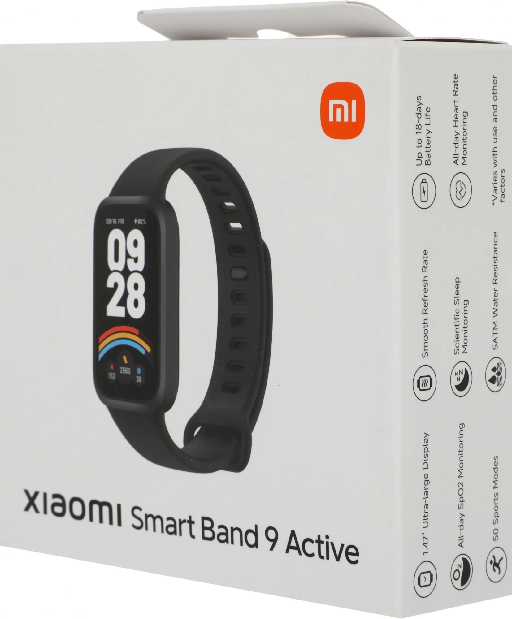 Фитнес-браслет Xiaomi Smart Band 9 Active черный M2435B1 (BHR9444GL)