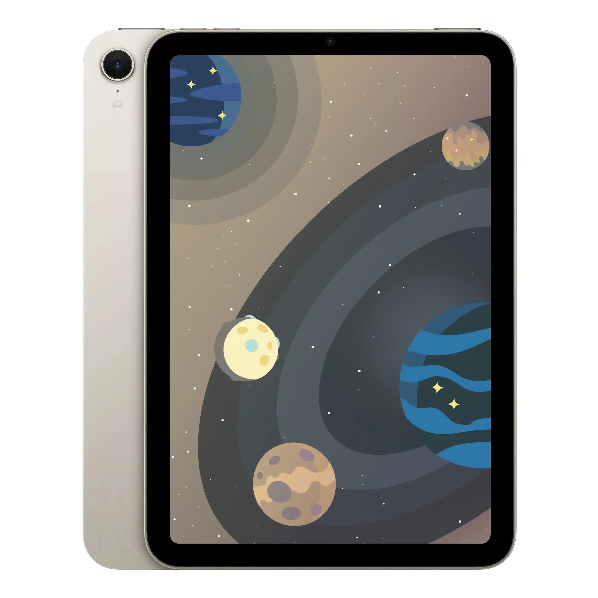 Планшет Apple iPad mini 2024 Wi-Fi + Cellular A2995, 8Gb, 128Gb, LTE, 5G, iOS, сияющая звезда