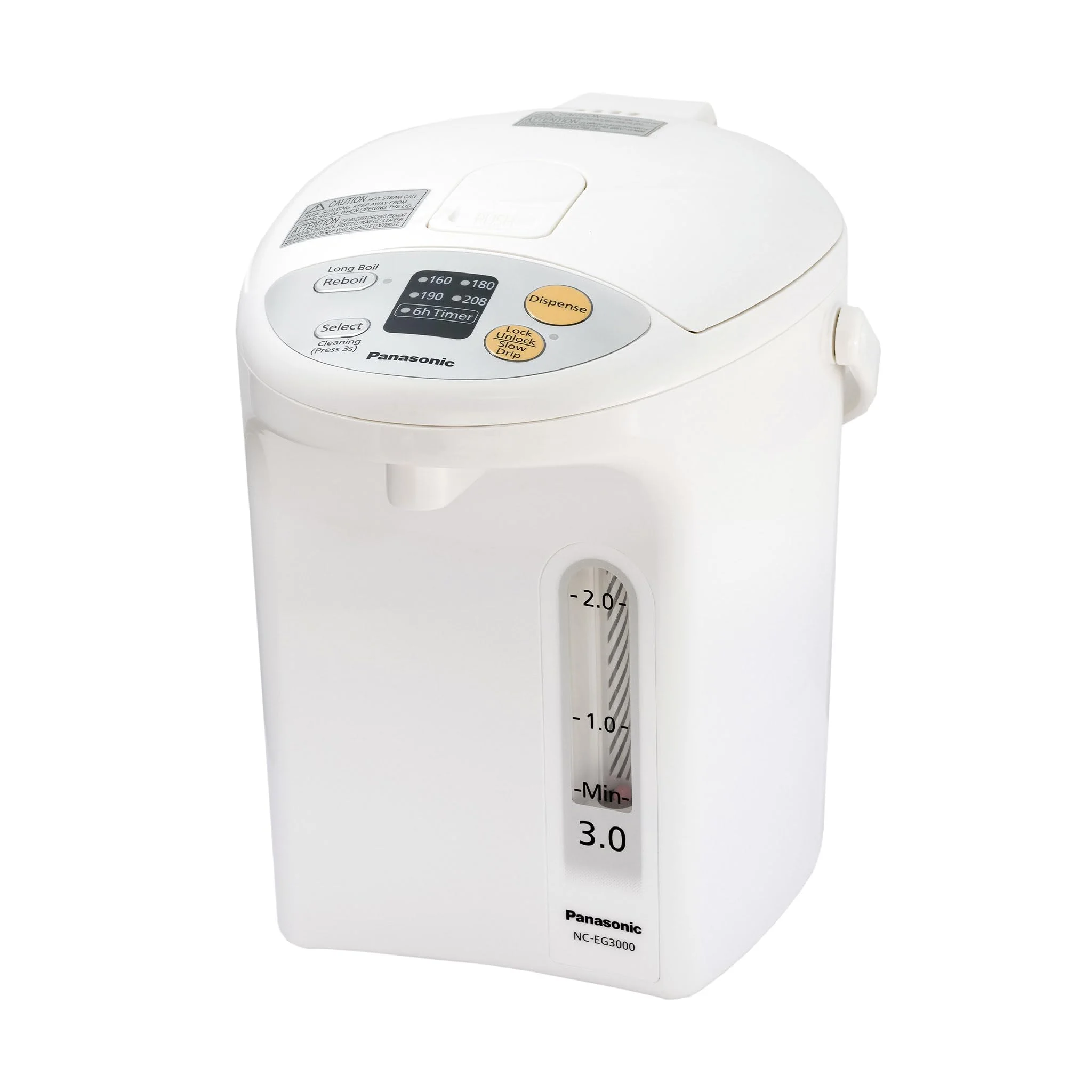 Термопот Panasonic NC-EG3000WTS 3 л, 700 Вт, белый