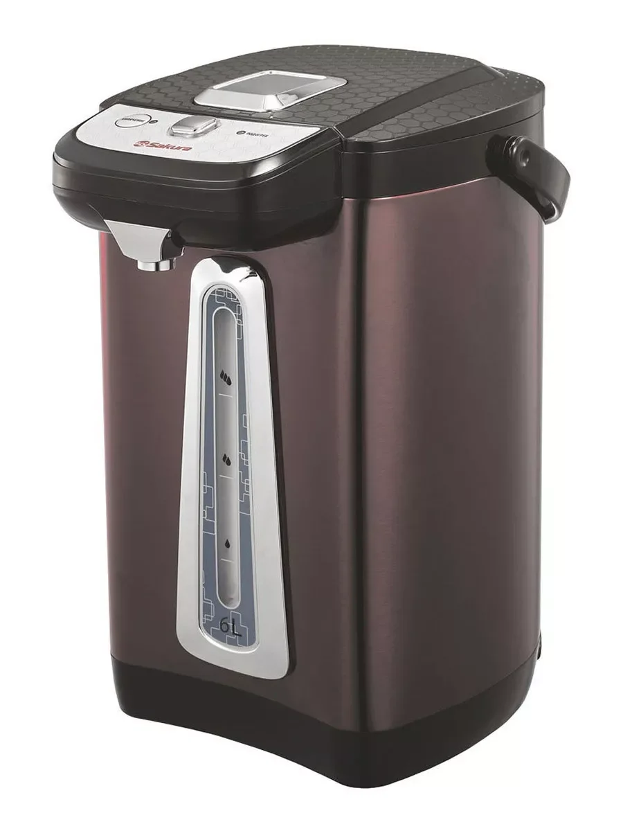 Термопот Sakura SA-1346BR 6.0 л подсветка коричневый