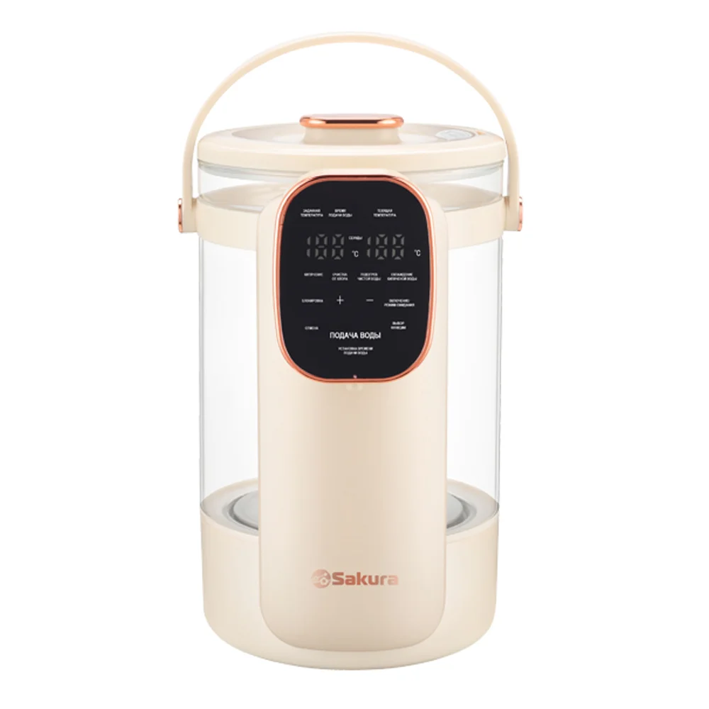 Термопот Sakura SA-1375W Premium 3л стекл LCD сенсор