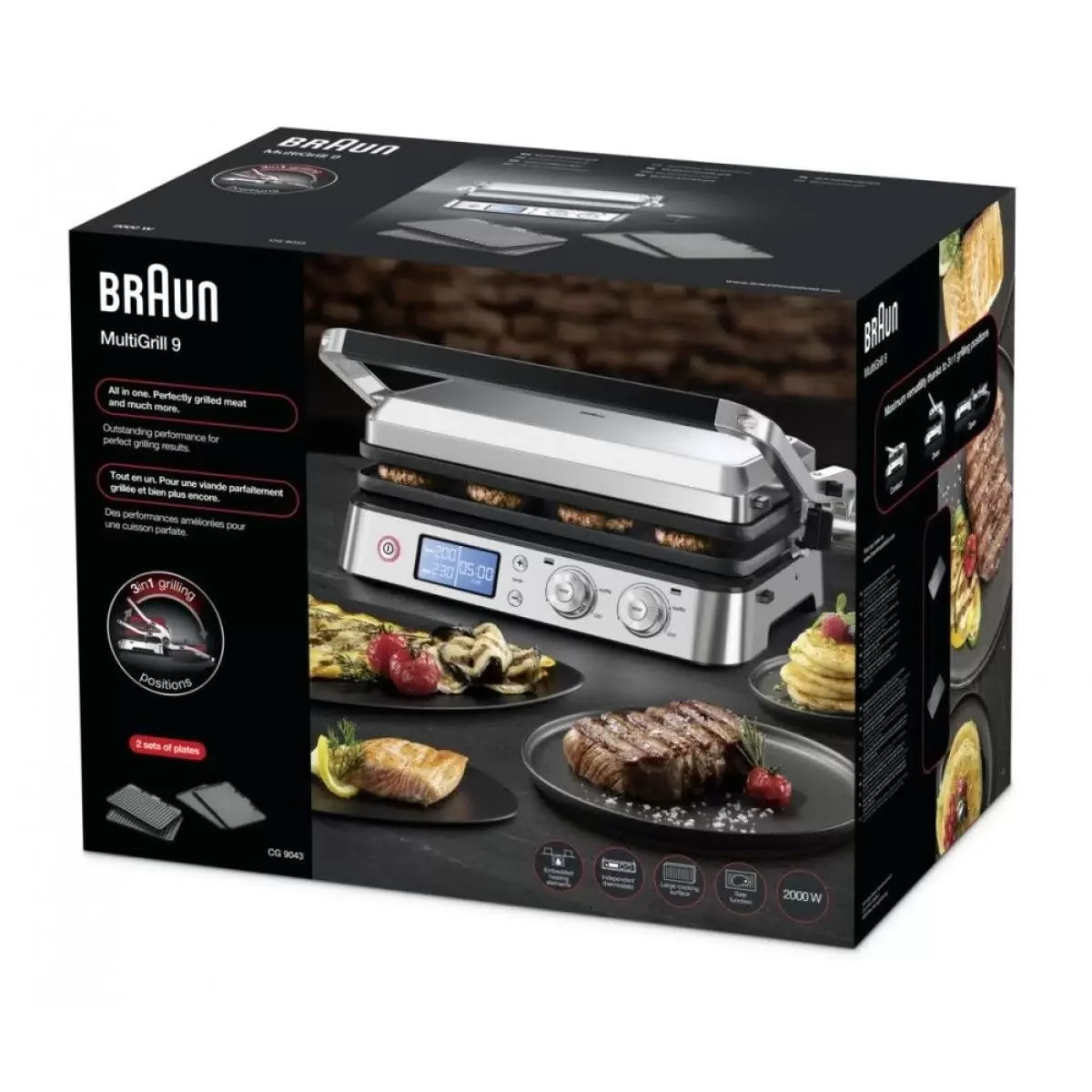 Гриль контактный электрический Braun CG9043